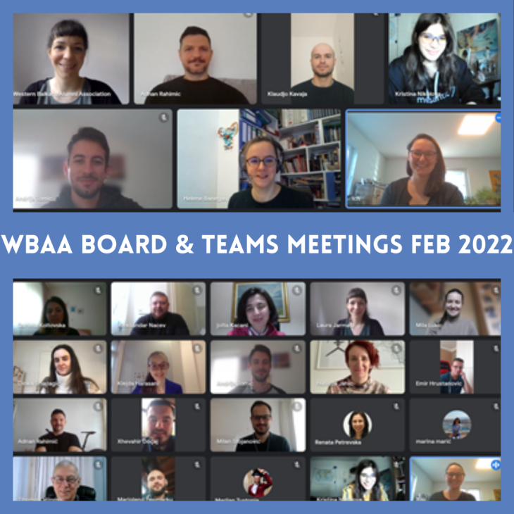 WBAA Board Teams meetings Feb 2022 1